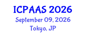 International Conference on Political and Administrative Sciences (ICPAAS) September 09, 2026 - Tokyo, Japan
