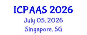 International Conference on Political and Administrative Sciences (ICPAAS) July 05, 2026 - Singapore, Singapore
