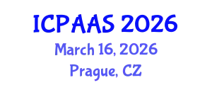 International Conference on Political and Administrative Sciences (ICPAAS) March 16, 2026 - Prague, Czechia