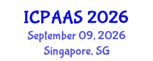International Conference on Political and Administrative Sciences (ICPAAS) September 09, 2026 - Singapore, Singapore