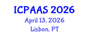 International Conference on Political and Administrative Sciences (ICPAAS) April 13, 2026 - Lisbon, Portugal