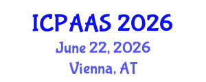 International Conference on Political and Administrative Sciences (ICPAAS) June 22, 2026 - Vienna, Austria
