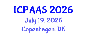 International Conference on Political and Administrative Sciences (ICPAAS) July 19, 2026 - Copenhagen, Denmark
