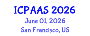 International Conference on Political and Administrative Sciences (ICPAAS) June 01, 2026 - San Francisco, United States