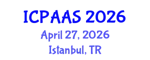 International Conference on Political and Administrative Sciences (ICPAAS) April 27, 2026 - Istanbul, Turkey