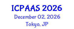International Conference on Political and Administrative Sciences (ICPAAS) December 02, 2026 - Tokyo, Japan