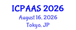 International Conference on Political and Administrative Sciences (ICPAAS) August 16, 2026 - Tokyo, Japan