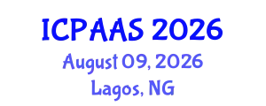 International Conference on Political and Administrative Sciences (ICPAAS) August 09, 2026 - Lagos, Nigeria