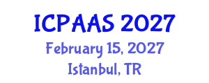 International Conference on Political and Administrative Sciences (ICPAAS) February 15, 2027 - Istanbul, Turkey