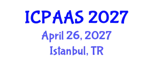 International Conference on Political and Administrative Sciences (ICPAAS) April 26, 2027 - Istanbul, Turkey