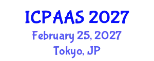 International Conference on Political and Administrative Sciences (ICPAAS) February 25, 2027 - Tokyo, Japan