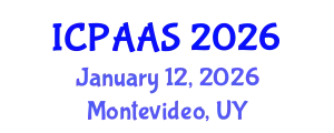 International Conference on Political and Administrative Sciences (ICPAAS) January 12, 2026 - Montevideo, Uruguay