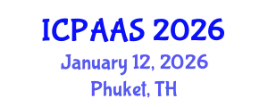 International Conference on Political and Administrative Sciences (ICPAAS) January 12, 2026 - Phuket, Thailand