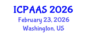 International Conference on Political and Administrative Sciences (ICPAAS) February 23, 2026 - Washington, United States