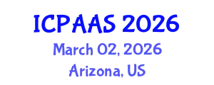 International Conference on Political and Administrative Sciences (ICPAAS) March 02, 2026 - Arizona, United States