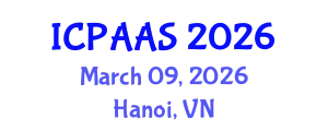 International Conference on Political and Administrative Sciences (ICPAAS) March 09, 2026 - Hanoi, Vietnam