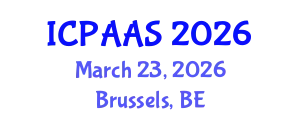 International Conference on Political and Administrative Sciences (ICPAAS) March 23, 2026 - Brussels, Belgium
