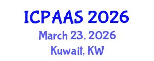 International Conference on Political and Administrative Sciences (ICPAAS) March 23, 2026 - Kuwait, Kuwait