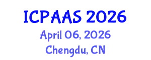 International Conference on Political and Administrative Sciences (ICPAAS) April 06, 2026 - Chengdu, China