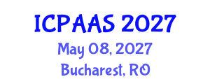 International Conference on Political and Administrative Sciences (ICPAAS) May 08, 2027 - Bucharest, Romania