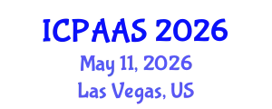 International Conference on Political and Administrative Sciences (ICPAAS) May 11, 2026 - Las Vegas, United States