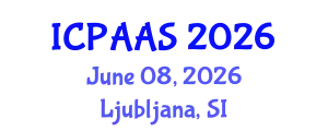International Conference on Political and Administrative Sciences (ICPAAS) June 08, 2026 - Ljubljana, Slovenia