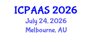 International Conference on Political and Administrative Sciences (ICPAAS) July 24, 2026 - Melbourne, Australia