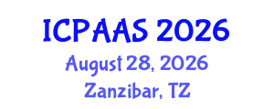 International Conference on Political and Administrative Sciences (ICPAAS) August 28, 2026 - Zanzibar, Tanzania