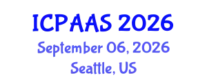 International Conference on Political and Administrative Sciences (ICPAAS) September 06, 2026 - Seattle, United States