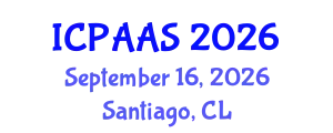 International Conference on Political and Administrative Sciences (ICPAAS) September 16, 2026 - Santiago, Chile