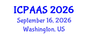International Conference on Political and Administrative Sciences (ICPAAS) September 16, 2026 - Washington, United States