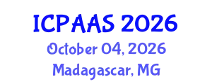 International Conference on Political and Administrative Sciences (ICPAAS) October 04, 2026 - Madagascar, Madagascar