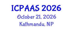 International Conference on Political and Administrative Sciences (ICPAAS) October 21, 2026 - Kathmandu, Nepal