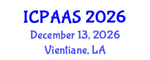 International Conference on Political and Administrative Sciences (ICPAAS) December 13, 2026 - Vientiane, Laos