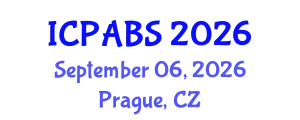 International Conference on Pharmaceutical and Biomedical Sciences (ICPABS) September 06, 2026 - Prague, Czechia