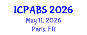 International Conference on Pharmaceutical and Biomedical Sciences (ICPABS) May 11, 2026 - Paris, France