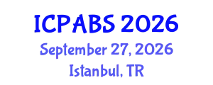 International Conference on Pharmaceutical and Biomedical Sciences (ICPABS) September 27, 2026 - Istanbul, Turkey