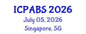 International Conference on Pharmaceutical and Biomedical Sciences (ICPABS) July 05, 2026 - Singapore, Singapore