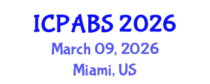 International Conference on Pharmaceutical and Biomedical Sciences (ICPABS) March 09, 2026 - Miami, United States
