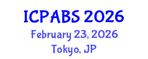 International Conference on Pharmaceutical and Biomedical Sciences (ICPABS) February 23, 2026 - Tokyo, Japan