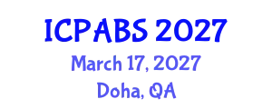 International Conference on Pharmaceutical and Biomedical Sciences (ICPABS) March 17, 2027 - Doha, Qatar