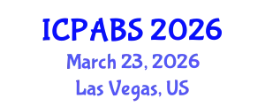 International Conference on Pharmaceutical and Biomedical Sciences (ICPABS) March 23, 2026 - Las Vegas, United States