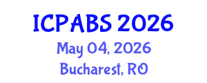 International Conference on Pharmaceutical and Biomedical Sciences (ICPABS) May 04, 2026 - Bucharest, Romania