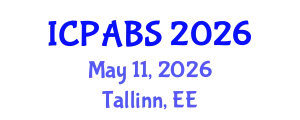 International Conference on Pharmaceutical and Biomedical Sciences (ICPABS) May 11, 2026 - Tallinn, Estonia