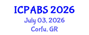 International Conference on Pharmaceutical and Biomedical Sciences (ICPABS) July 03, 2026 - Corfu, Greece