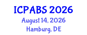 International Conference on Pharmaceutical and Biomedical Sciences (ICPABS) August 14, 2026 - Hamburg, Germany