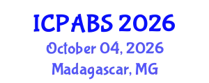 International Conference on Pharmaceutical and Biomedical Sciences (ICPABS) October 04, 2026 - Madagascar, Madagascar