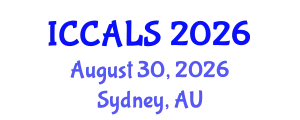 International Conference on Communication and Linguistics Studies (ICCALS) August 30, 2026 - Sydney, Australia