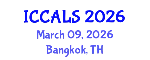 International Conference on Communication and Linguistics Studies (ICCALS) March 09, 2026 - Bangkok, Thailand