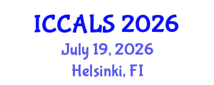 International Conference on Communication and Linguistics Studies (ICCALS) July 19, 2026 - Helsinki, Finland